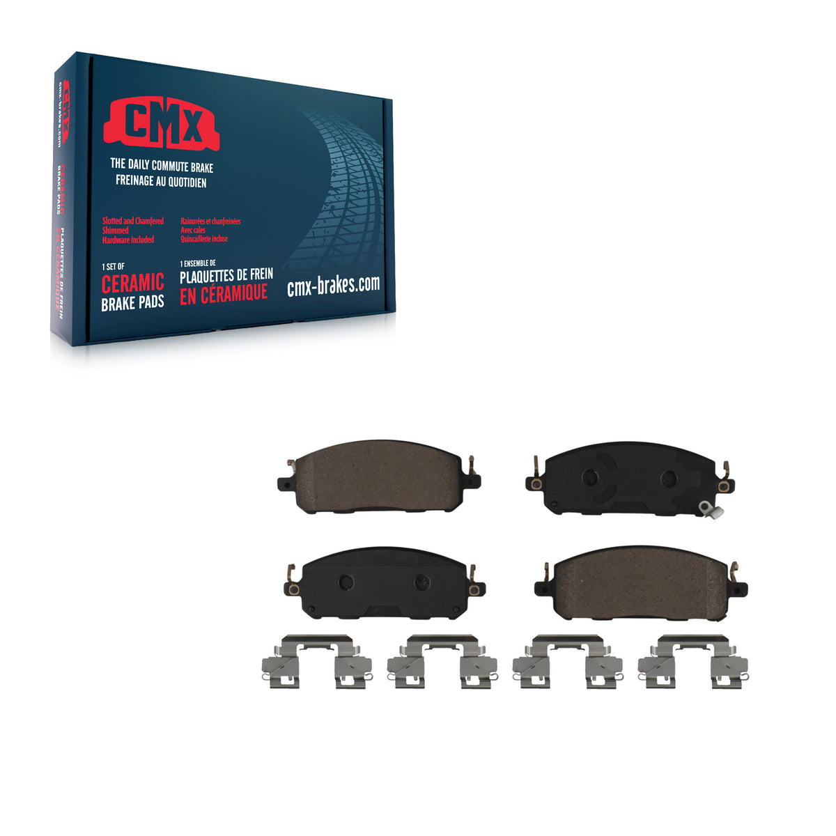 CMX Front Ceramic Disc Brake Pads CMX-D2413 For Mitsubishi Outlander Nissan Pathfinder PHEV INFINITI QX60 ARIYA Murano