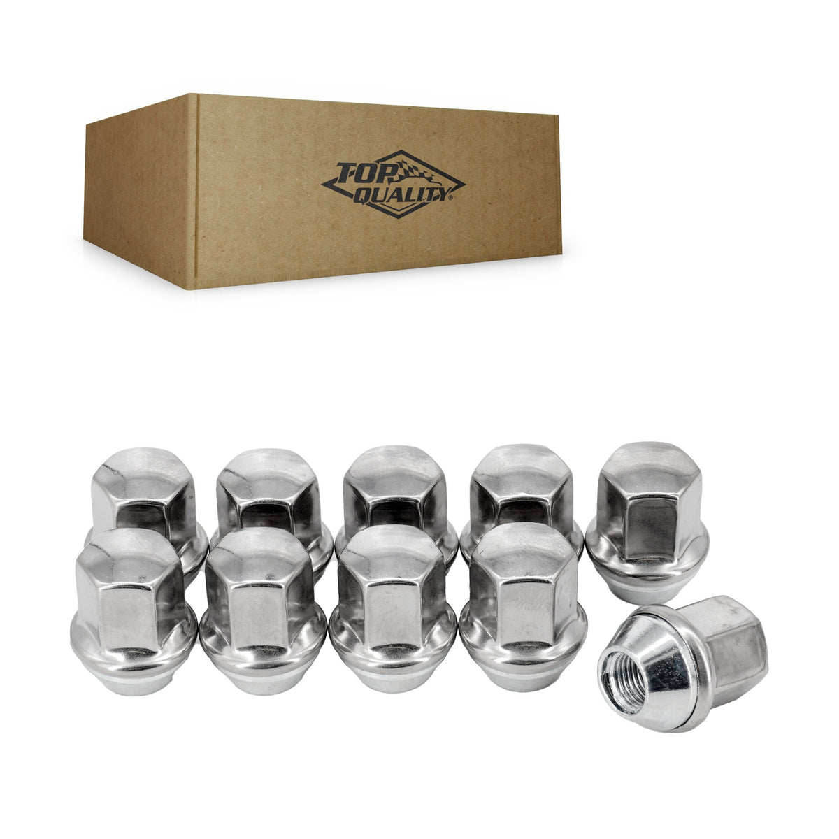 Écrou de roue Top Quality Stainless Duplex Bulge Acorn 22 HEX M14X1.5 (Paquet de 10) pour Ram 1500 Jeep Classic Grand