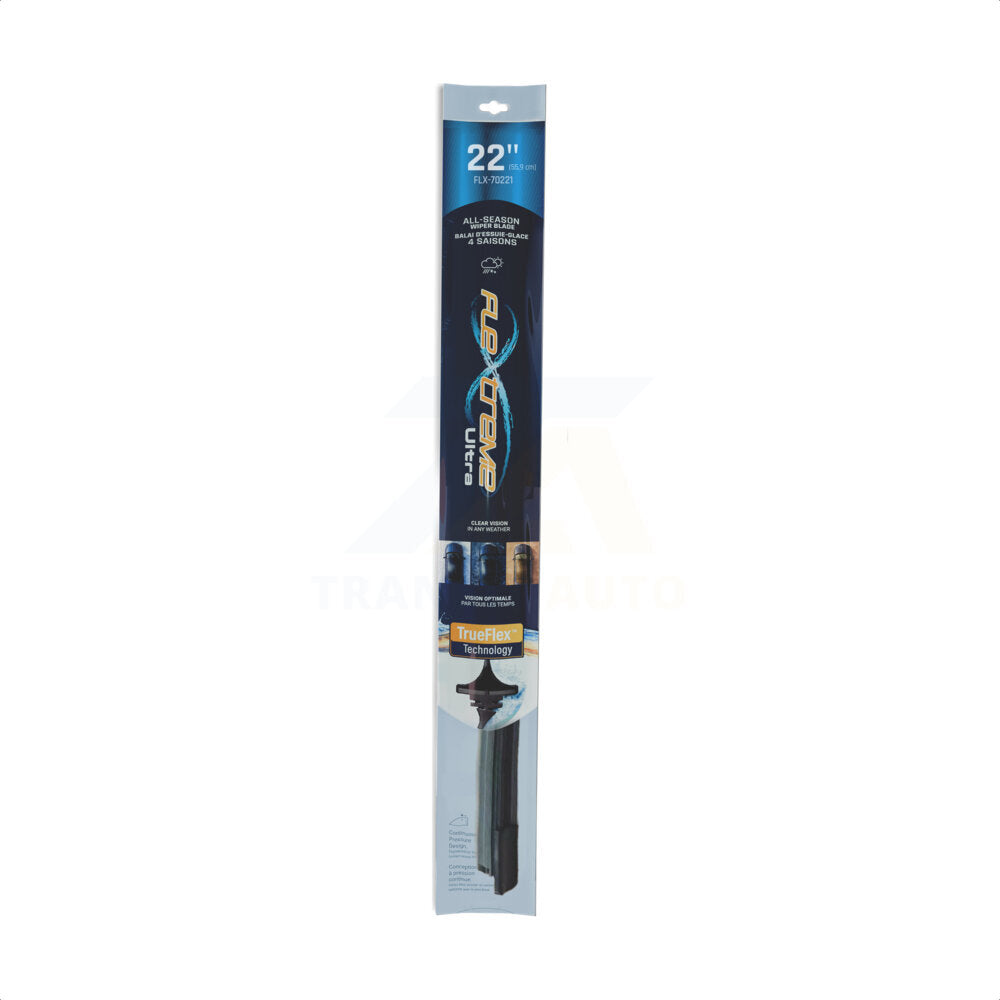 Flextreme Ultra 22" True Flex Beam Wiper Blade – Frameless All-Weather Windshield Replacement, Universal Adapter FLX-70221