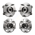 Kugel Front Rear Wheel Bearing & Hub Assembly Kit For 2021-2024 Toyota RAV4 Prime - Left Right Side (Driver Passenger) K70-102291