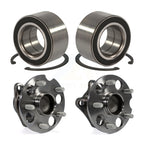Kugel Front Rear Wheel Bearing And Hub Assembly Kit For 2009-2016 Toyota Venza FWD - Left Right Side (Driver Passenger) K70-102299