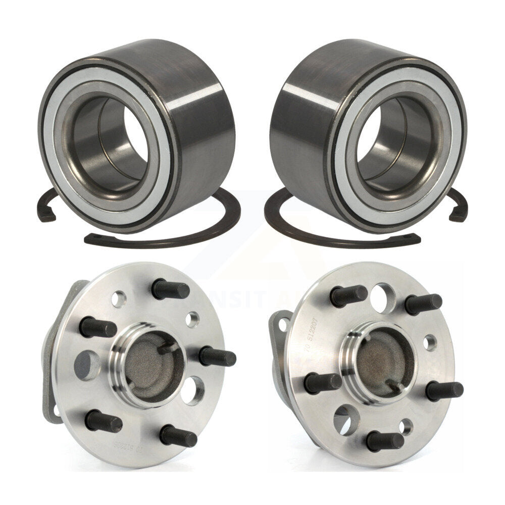 Kugel Front Rear Wheel Bearing And Hub Assembly Kit For 2002-2003 Toyota Camry Lexus ES300 - Left Right Side (Driver Passenger) K70-102301