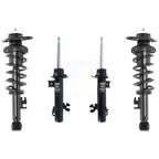 Transit Auto Front Rear Complete Suspension Shocks Strut And Coil Spring Mount Assemblies Kit For Mini Cooper 2007-2008 Convertible Models Only - Left Right Side (Driver Passenger) K78M-100561