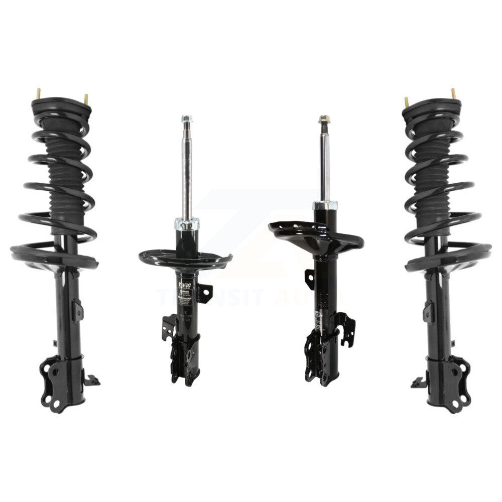 Transit Auto Front Rear Complete Suspension Shocks Strut And Coil Spring Mount Assemblies Kit For 2001-2003 Toyota Highlander AWD Excludes Wheel Drive - Left Right (Driver Passenger) K78M-100562