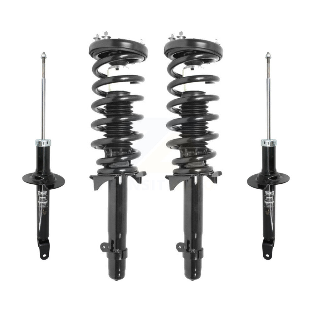 Transit Auto Front Rear Complete Suspension Shocks Strut And Coil Spring Mount Assemblies Kit For Acura TSX - Left Right Side (Driver Passenger) K78M-100565