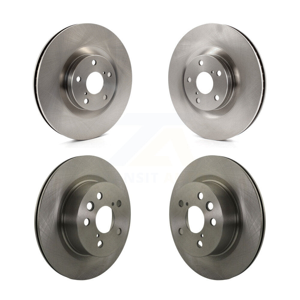 CMX Front Rear Disc Brake Rotors Kit For 2021-2024 Lexus IS300 IS350 RC350 RC300 K8-102744