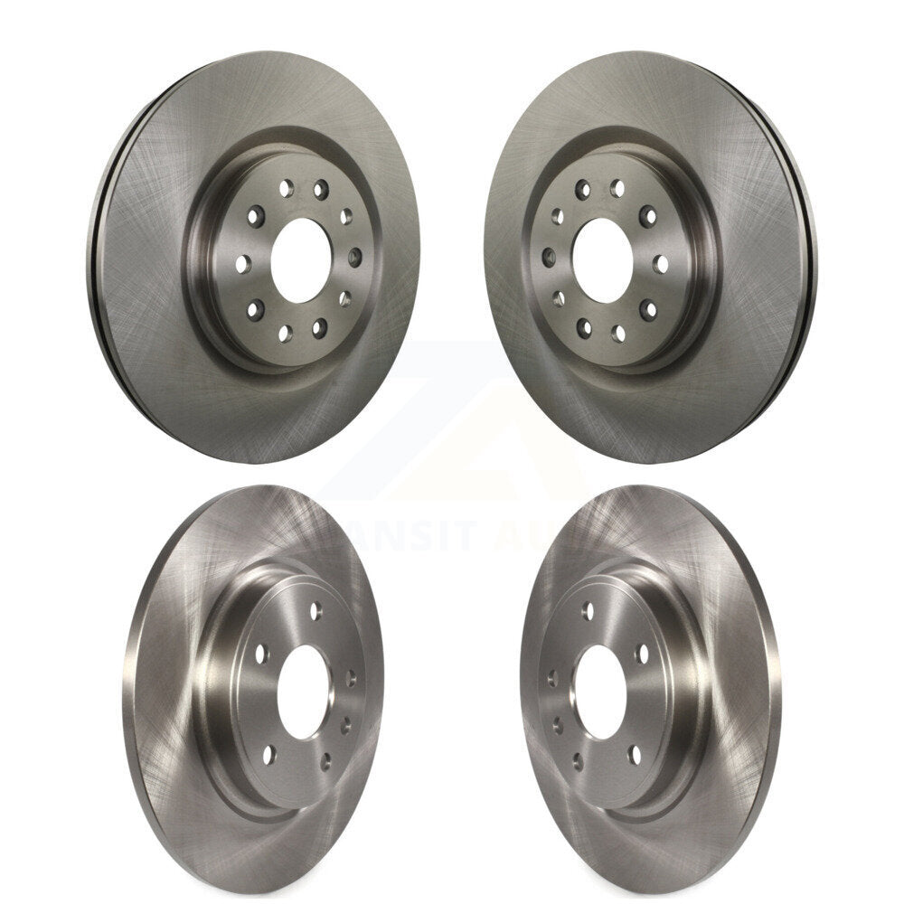 CMX Front Rear Disc Brake Rotors Kit For Chrysler Grand Caravan Voyager With 350mm Diameter Rotor K8-102750