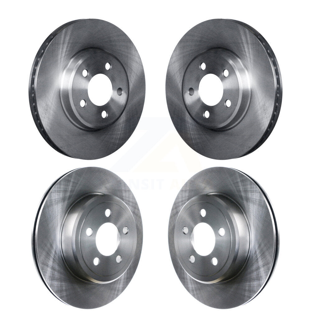 CMX Front Rear Disc Brake Rotors Kit For 2019 Dodge Challenger SXT with AWD With 320mm Diameter Rotor K8-102751