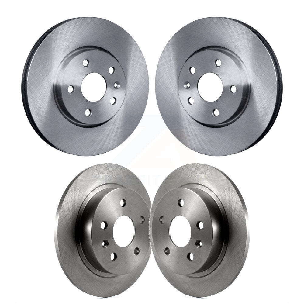 CMX Front Rear Disc Brake Rotors Kit For 2013-2015 Chevrolet Malibu Naturally Aspirated With 321mm Diameter Rotor K8-102754