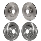 CMX Front Rear Disc Brake Rotors Kit For 2008 Chevrolet Cobalt SS with 2.0L With 1 Piston Calipers K8-102755