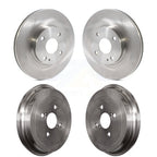 CMX Front Rear Disc Brake Rotors Drums Kit For 2016-2018 Toyota Yaris Sedan K8-102759