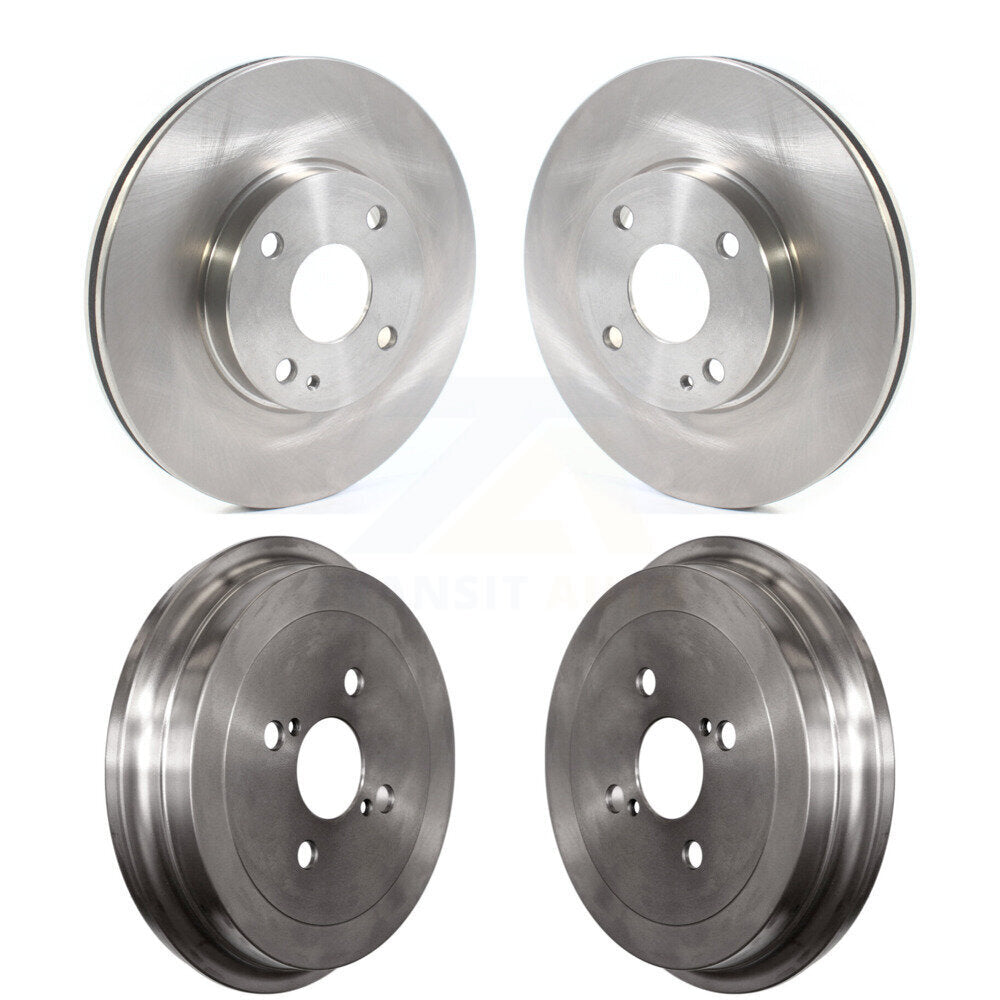 CMX Front Rear Disc Brake Rotors Drums Kit For 2016-2018 Toyota Yaris Sedan K8-102759