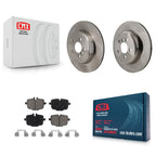 CMX Rear Disc Brake Rotors And Ceramic Pads For BMW 540i xDrive With 330mm Diameter Rotor K8C-104551