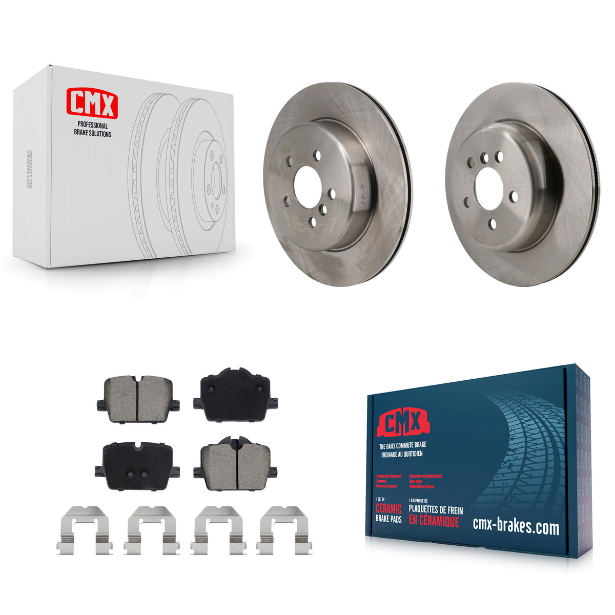CMX Rear Disc Brake Rotors And Ceramic Pads For 2023 Toyota GR Supra 3.0L With 330mm Diameter Rotor K8C-104831