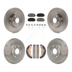 Disques de frein, plaquettes de céramique et tambours avant arrière CMX pour 2019 Toyota Yaris Hatchback avec arrière freins K8C-104833