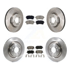 CMX Front Rear Disc Brake Rotors And Ceramic Pads Kit For 2018 Land Rover Range 3.0L with Supercharged With 350mm Diameter Rotor K8C-104839