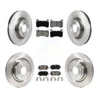 CMX Front Rear Disc Brake Rotors And Ceramic Pads Kit For Land Rover Range With 363mm Diameter Rotor K8C-104844