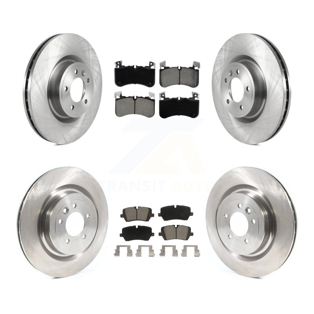 CMX Front Rear Disc Brake Rotors And Ceramic Pads Kit For Land Rover Range With 363mm Diameter Rotor K8C-104844