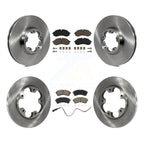 Ensemble CMX avant arrière disques de frein et plaquettes de céramique pour Ford Transit-250 Transit-350 Transit-150 avec 5 goujons roues 111mm Bolt Circle RWD K8C-104847