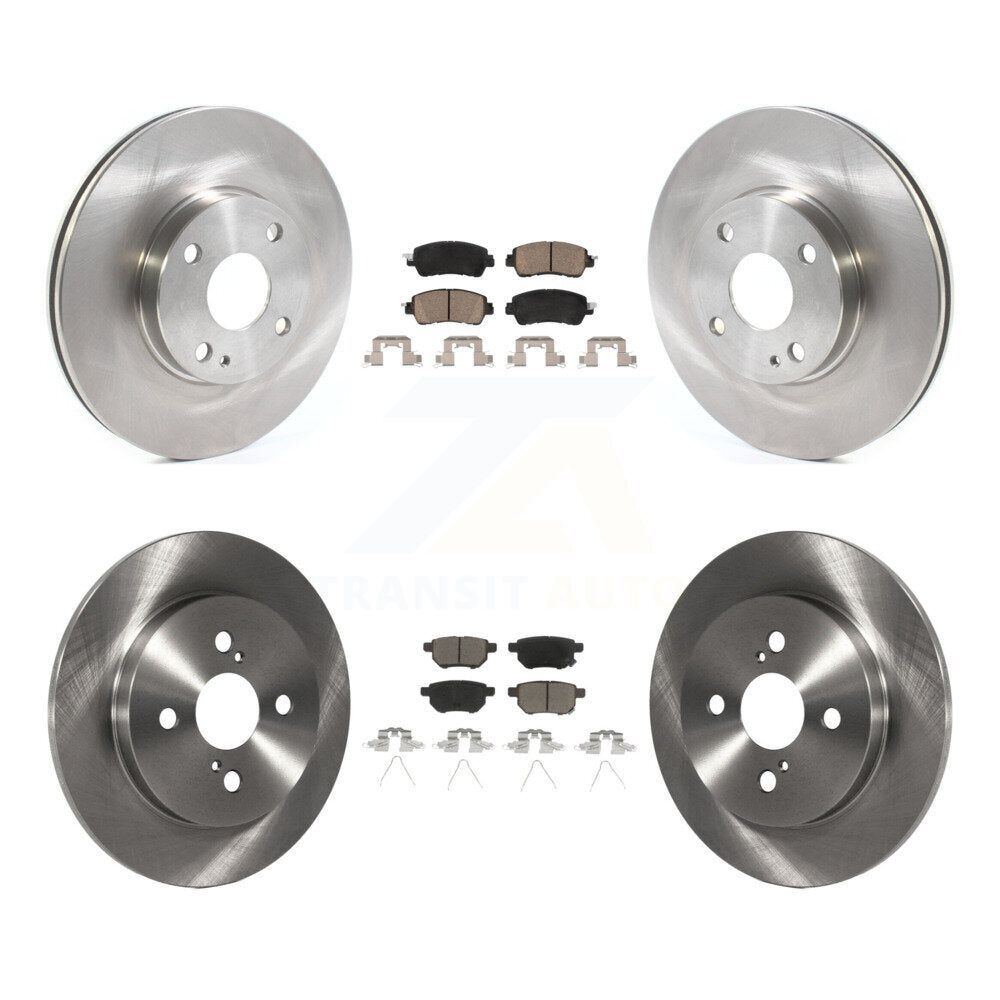 Ensemble CMX avant arrière disques de frein et plaquettes de céramique pour 2016-2018 Toyota Yaris berline K8C-104850