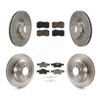 CMX Front Rear Disc Brake Rotors And Ceramic Pads Kit For Mercedes-Benz E400 With 344mm Diameter Rotor K8C-104862