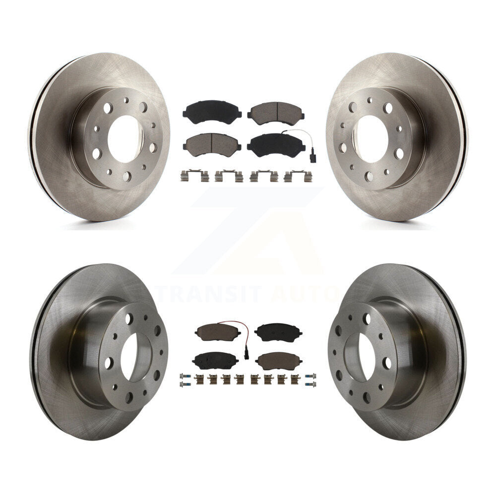 CMX Front Rear Disc Brake Rotors And Ceramic Pads Kit For 2022 Ram ProMaster 3500 2500 1500 K8C-104871