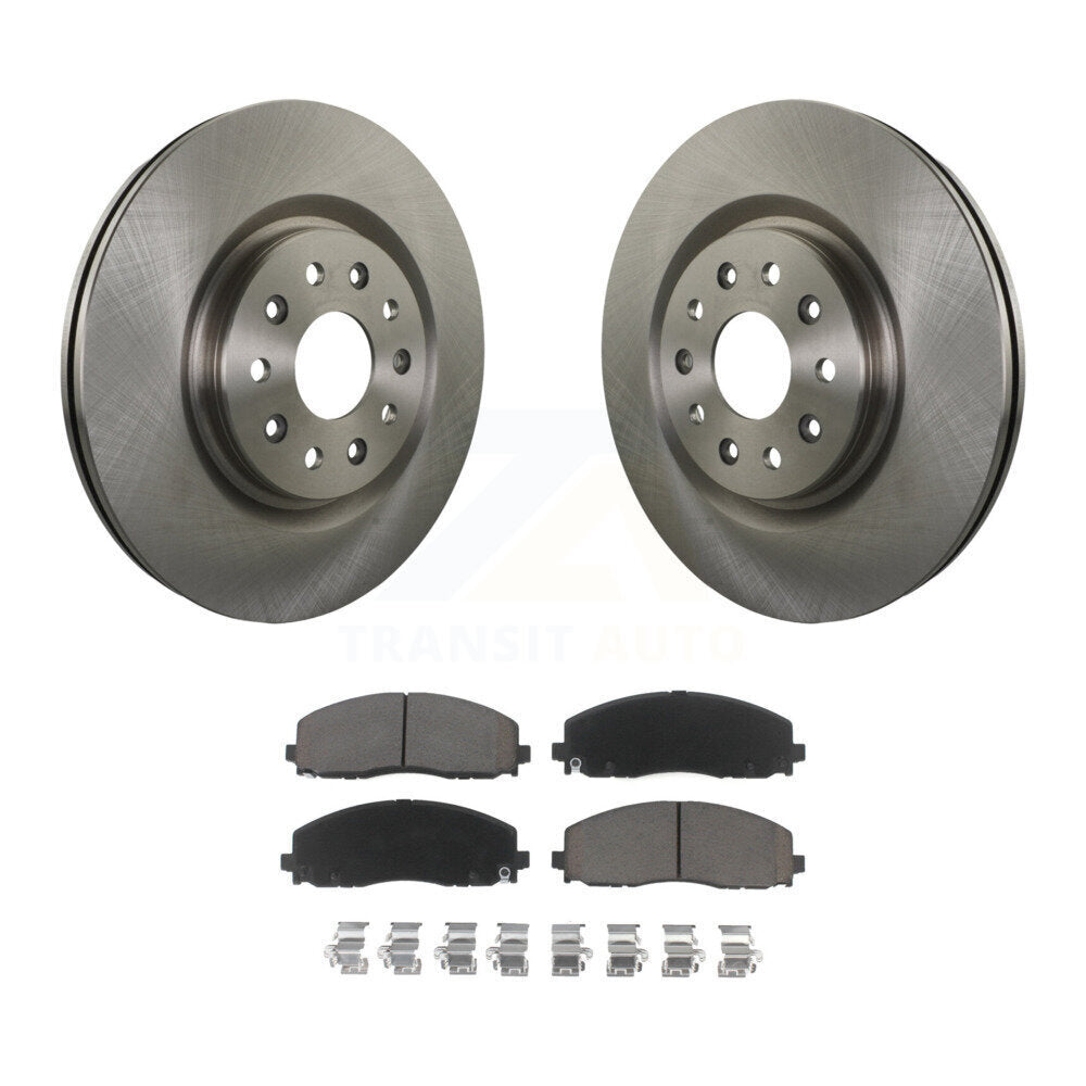 Ensemble CMX avant disques de frein et plaquettes de céramique pour Chrysler Grand Caravan Voyager avec 350mm Diamètre du