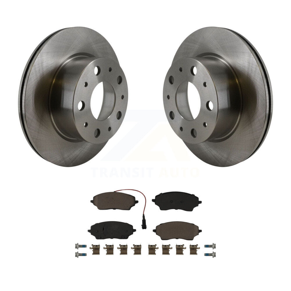 CMX Rear Disc Brake Rotors And Ceramic Pads Kit For 2022-2024 Ram ProMaster 3500 2500 1500 K8C-104878