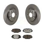 CMX Rear Disc Brake Rotors And Ceramic Pads Kit For 2022-2024 Jeep Grand Cherokee L With Solid K8C-104883