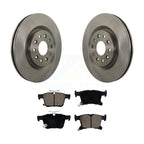 CMX Rear Disc Brake Rotors And Ceramic Pads Kit For Chrysler Pacifica AWD K8C-104884