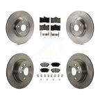 CMX Front Rear Disc Brake Rotors And Ceramic Pads Kit (6Pc) For Lexus IS300 IS350 RC350 RC300 K8C-104887