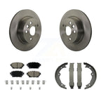 Transit Auto Rear Disc Rotors Ceramic Pads And Parking Brake Shoes Kit For 2021 Lexus IS300 IS350 RC350 K8C-104894