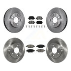 Transit Auto Front Rear Disc Brake Rotors And Semi-Metallic Pads Kit For Chevrolet Malibu Pontiac G6 With 276mm Diameter Rotor K8S-100793
