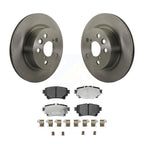 Transit Auto Rear Disc Brake Rotors And Ceramic Pads Kit For Lexus IS300 IS350 RC350 RC300 K8T-106049