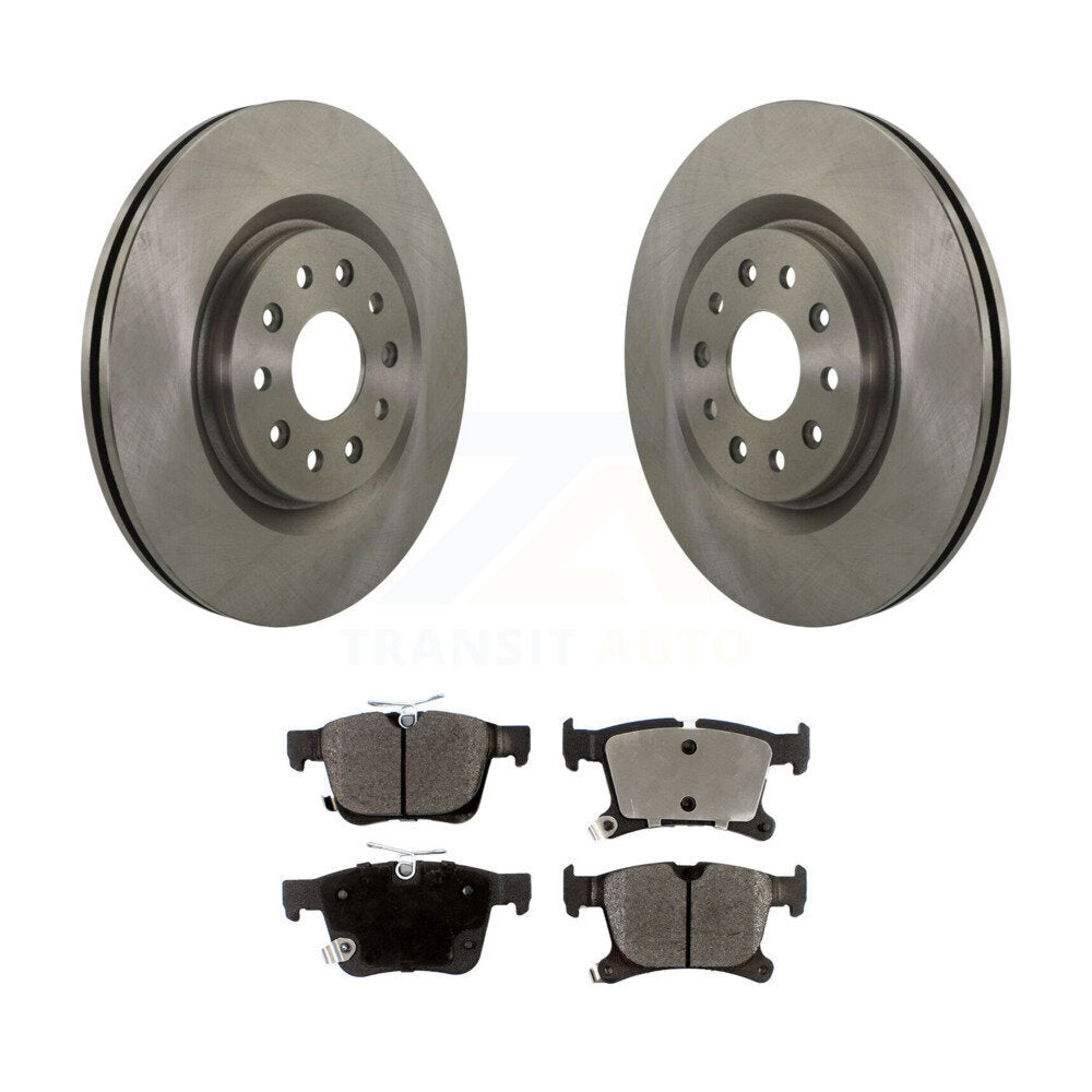 Transit Auto Rear Disc Brake Rotors And Ceramic Pads Kit For Chrysler Pacifica AWD K8T-106052