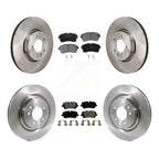 Transit Auto Front Rear Disc Brake Rotors And Ceramic Pads Kit For 2018 Land Rover Range 3.0L with Supercharged With 350mm Diameter Rotor K8T-106053
