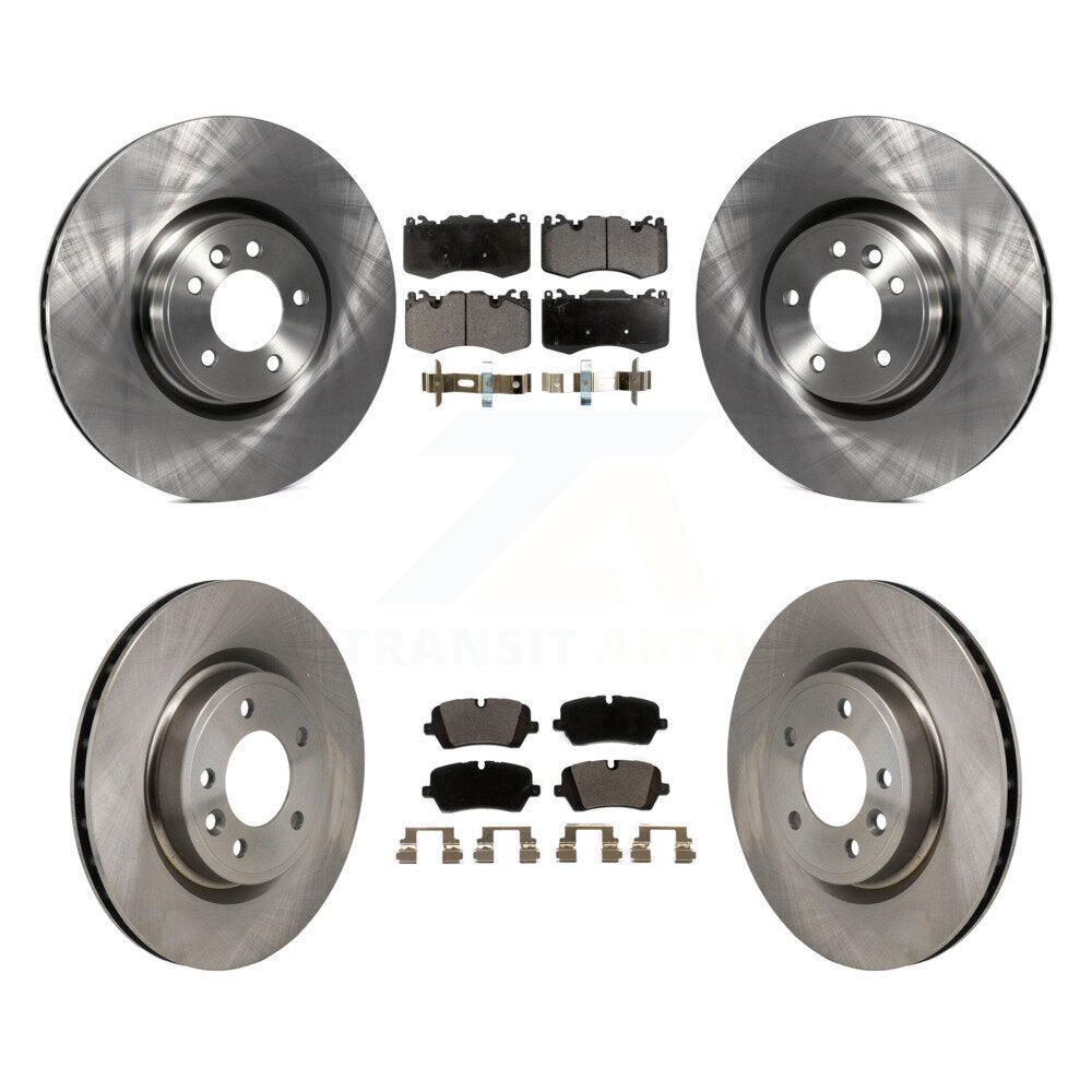 Transit Auto Front Rear Disc Brake Rotors And Ceramic Pads Kit For 2018 Land Rover Range 3.0L with DIESEL engine With 380mm Diameter Rotor K8T-106054