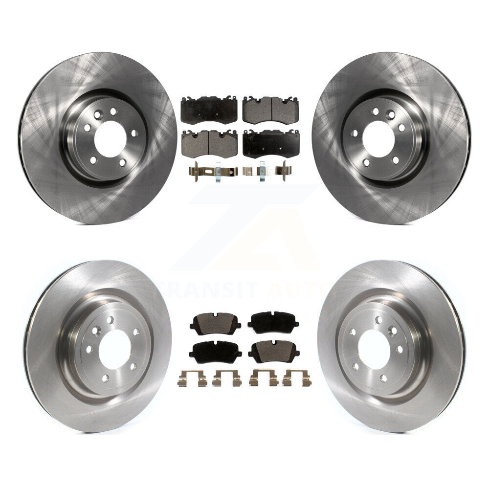 Transit Auto Front Rear Disc Brake Rotors And Ceramic Pads Kit For 2018 Land Rover Range 3.0L with Supercharged With 380mm Diameter Rotor K8T-106055