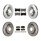 Transit Auto Front Rear Disc Brake Rotors And Ceramic Pads Kit For 2018 Land Rover Range 3.0L with DIESEL engine With 363mm Diameter Rotor K8T-106056