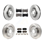 Transit Auto Front Rear Disc Brake Rotors And Ceramic Pads Kit For Land Rover Range With 363mm Diameter Rotor K8T-106058