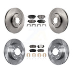 Transit Auto Front Rear Disc Brake Rotors And Ceramic Pads Kit For 2016 Kia Optima Hybrid EX LX Premium With Manual Parking K8T-106061