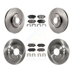 Transit Auto Front Rear Disc Brake Rotors And Ceramic Pads Kit For 2016 Kia Optima Hybrid EX LX Premium With Electric Parking K8T-106062