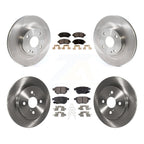 Transit Auto Front Rear Disc Brake Rotors And Ceramic Pads Kit For 2016-2018 Toyota Yaris Sedan K8T-106063