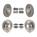 Transit Auto Front Rear Disc Brake Rotors And Ceramic Pads Kit For Mercedes-Benz E400 With 344mm Diameter Rotor K8T-106064