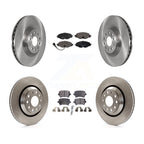 Transit Auto Front Rear Disc Brake Rotors And Ceramic Pads Kit For Volkswagen GTI Without Performance Package K8T-106068