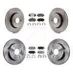 Transit Auto Front Rear Disc Brake Rotors And Ceramic Pads Kit For 2018 Kia Rio Except Vehicles Manufactured In Mexico K8T-106069