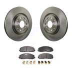 Transit Auto Front Disc Brake Rotors And Ceramic Pads Kit For Chrysler Grand Caravan Voyager With 350mm Diameter Rotor K8T-106088