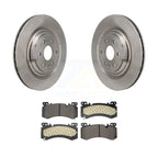 Transit Auto Front Disc Brake Rotors And Ceramic Pads Kit For GMC Chevrolet Sierra 1500 Silverado Yukon Tahoe XL Cadillac Suburban Escalade ESV With 6 Piston Brembo Calipers K8T-106089