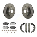 Transit Auto Rear Disc Rotors Ceramic Pads And Parking Brake Shoes Kit For 2021 Lexus IS300 IS350 RC350 K8T-106101