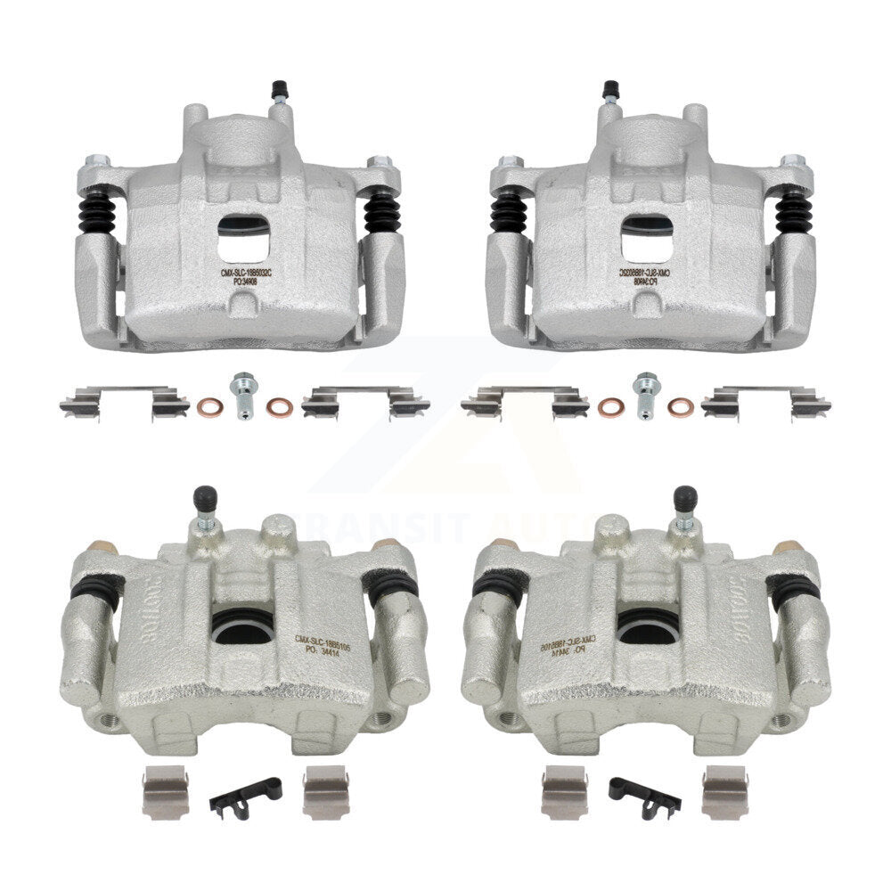 CMX Front Rear Disc Brake Caliper Assembly Left Right Side (Driver Passenger) Kit For Mitsubishi Lancer KBC-100073